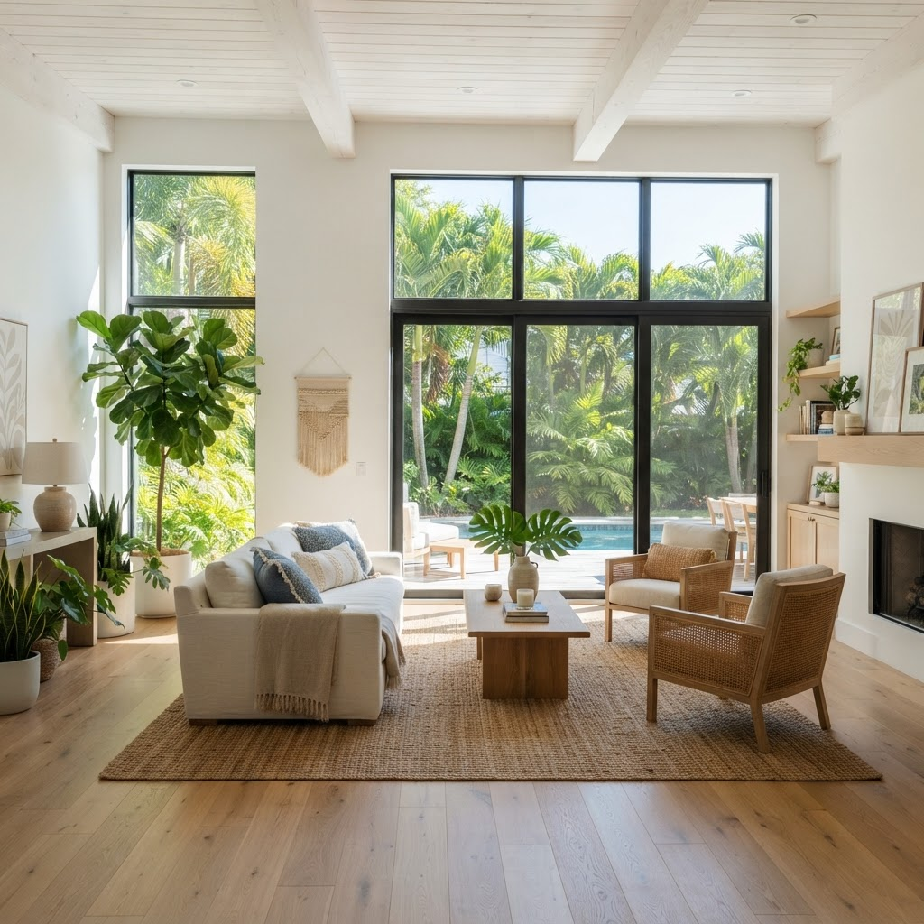 Peaceful home interior — no sales calls, no interruptions