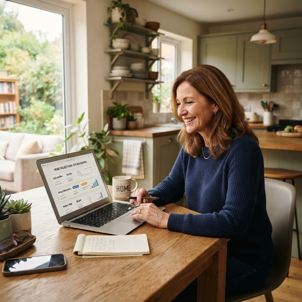 Satisfied homeowner relaxing with no sales pressure